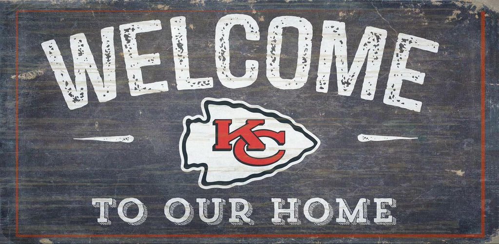 Kansas City Chiefs Wood Sign