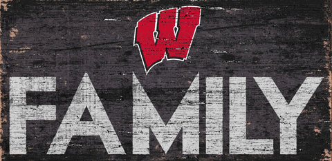 Wisconsin Badgers Wood Sign