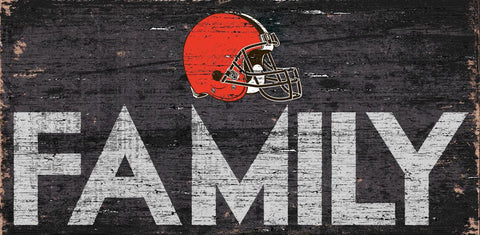 Cleveland Browns Sign Wood 12x6 Family Design Special Order