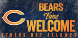 Chicago Bears Wood Sign