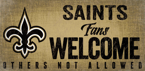 New Orleans Saints Wood Sign