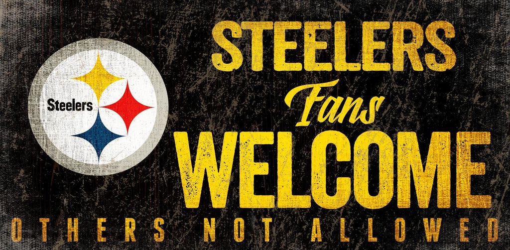 Pittsburgh Steelers Wood Sign