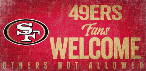 San Francisco 49ers Wood Sign