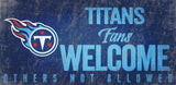 Tennessee Titans Wood Sign
