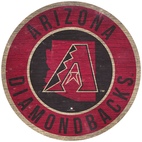Arizona Diamondbacks Wood Sign