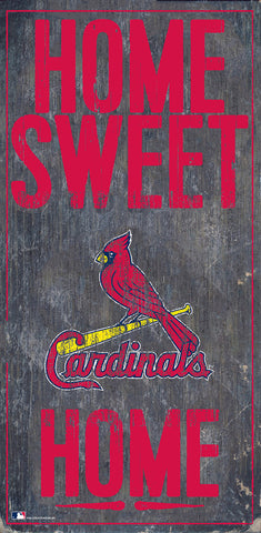 Arizona Cardinals Saint (St.) Louis Sign Wood 6x12 Home Sweet Home Design