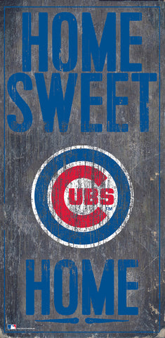 Chicago Cubs Sign Wood 6x12 Home Sweet Home Design