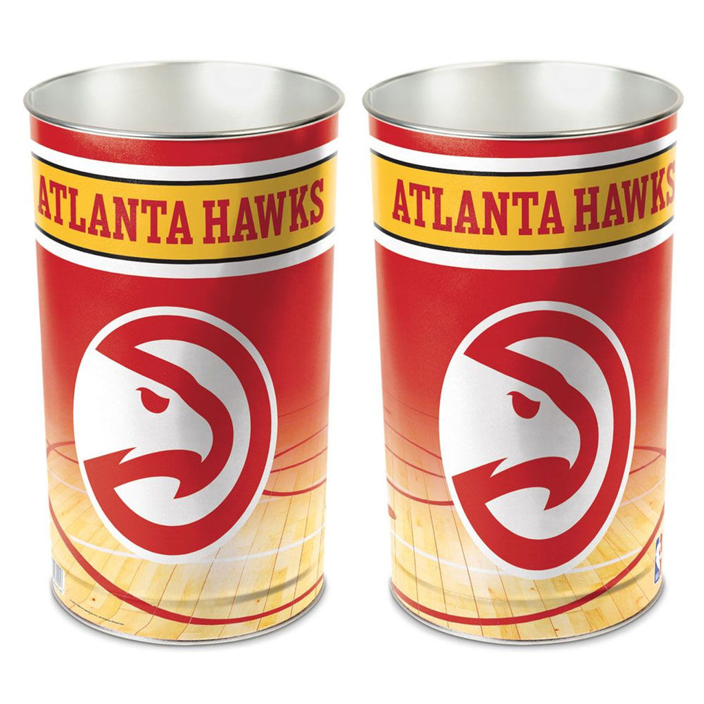 Atlanta Hawks Wastebasket 15 Inch Special Order