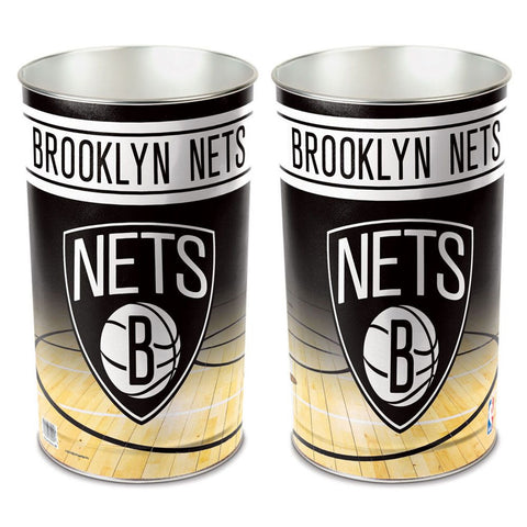 Brooklyn Nets Wastebasket 15 Inch Special Order