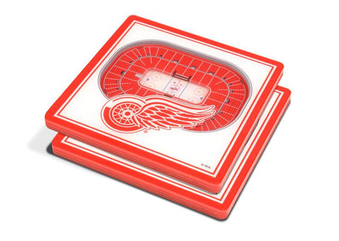 NHL Detroit Red Wings 3D StadiumViews Coasters