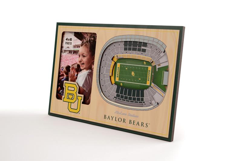 NCAA Baylor Bears 3D StadiumViews Picture Frame