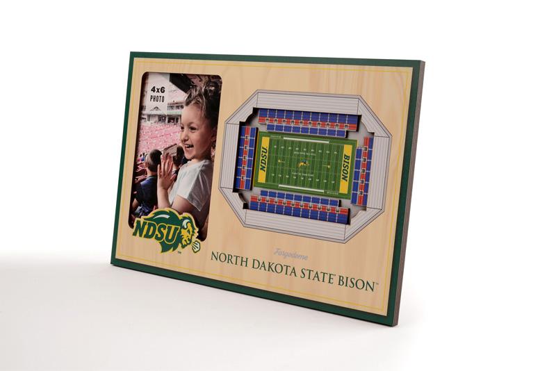 NCAA North Dakota State Bison 3D StadiumViews Picture Frame