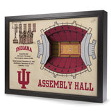 Indiana Hoosiers 25-Layer StadiumView 3D Wall Art