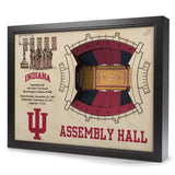 Indiana Hoosiers 25-Layer StadiumView 3D Wall Art