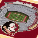 NCAA Florida State Seminoles 3D StadiumViews Coasters