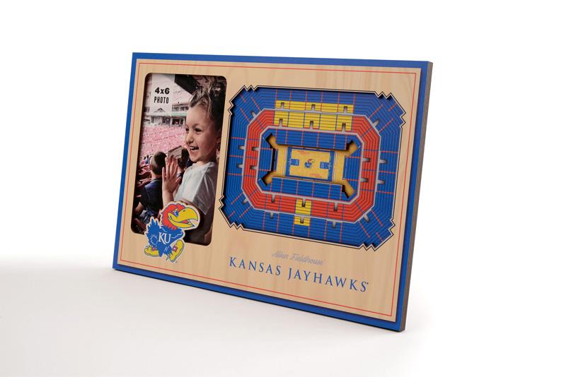 NCAA Kansas Jayhawks 3D StadiumViews Picture Frame