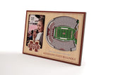NCAA Mississippi State Bulldogs 3D StadiumViews Picture Frame