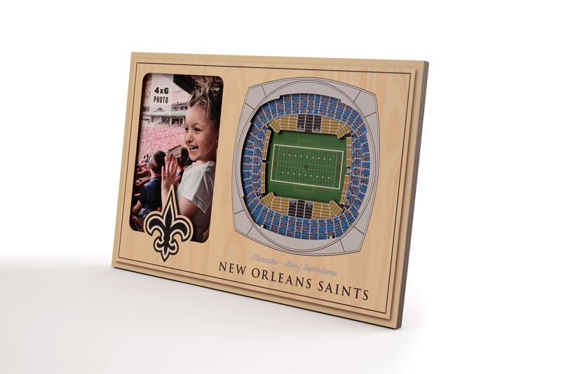 NFL New Orleans Saints 3D StadiumViews Picture Frame