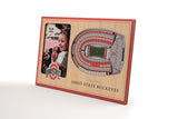 NCAA Ohio State Buckeyes 3D StadiumViews Picture Frame