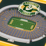 NFL Green Bay Packers 3D StadiumViews Coasters