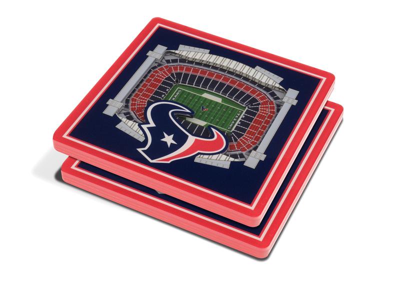 NFL Houston Texans 3D StadiumViews Coasters