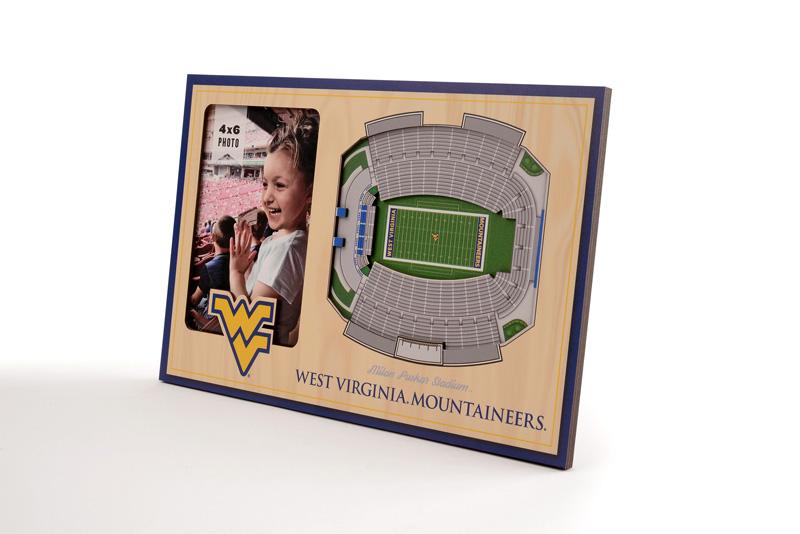 NCAA West Virginia Mountaineers 3D StadiumViews Picture Frame