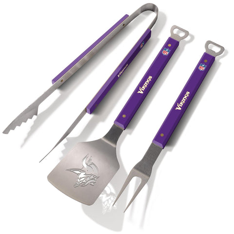 Minnesota Vikings Spirit Series 3-Piece BBQ Set