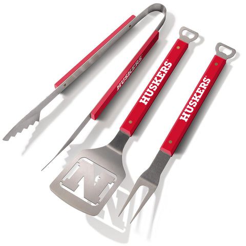 Nebraska Cornhuskers Spirit Series 3-Piece BBQ Set