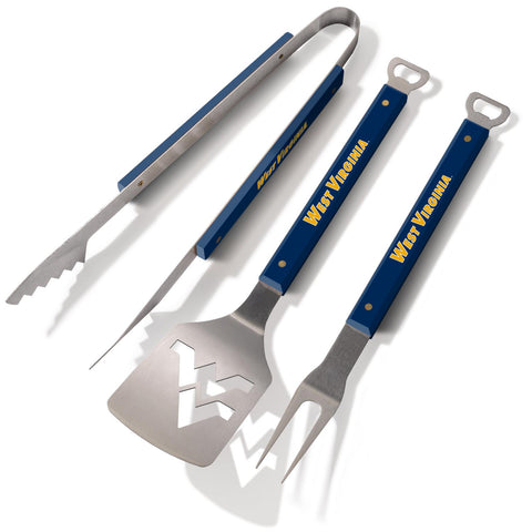 West Virginia Mountaineers Spirit Series 3-Piece BBQ Set