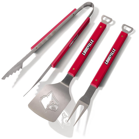 Louisville Cardinals Spirit Series 3-Piece BBQ Set