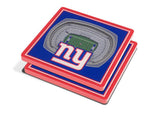 NFL New York Giants 3D StadiumViews Coasters