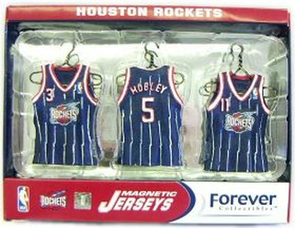 Houston Rockets Road Jersey Magnet Set 