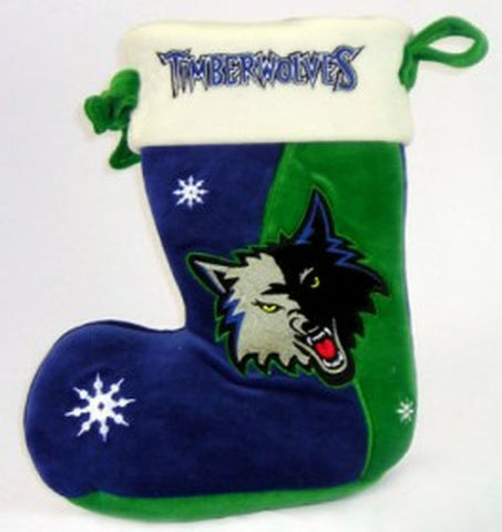 Minnesota Timberwolves 10 inch Holiday Stocking 