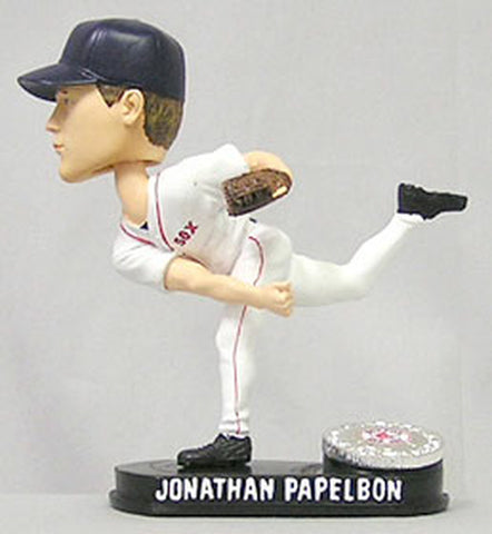 Boston Red Sox Jonathan Papelbon Forever Collectibles Blatinum Bobblehead 