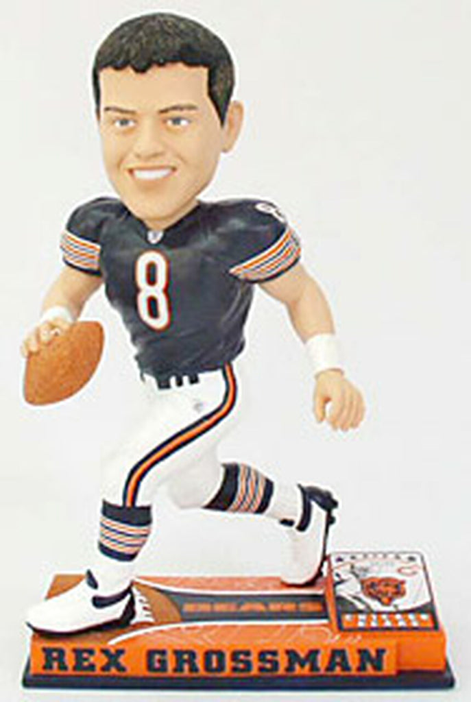 Chicago Bears Rex Grossman Forever Collectibles On Field Bobblehead 