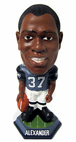 Seattle Seahawks Shaun Alexander Forever Collectibles Knucklehead Bobblehead 