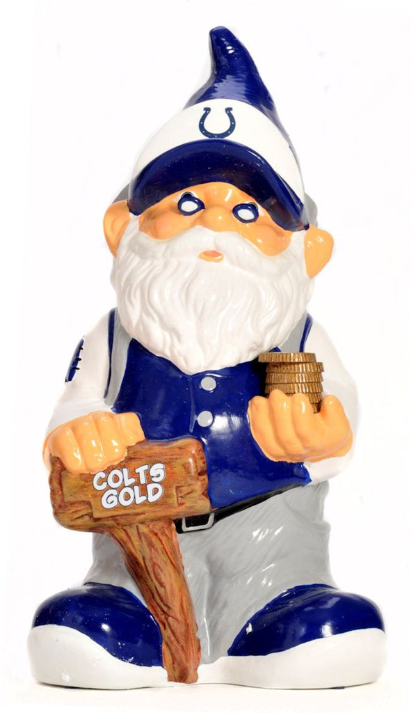 Indianapolis Colts Garden Gnome Coin Bank CO