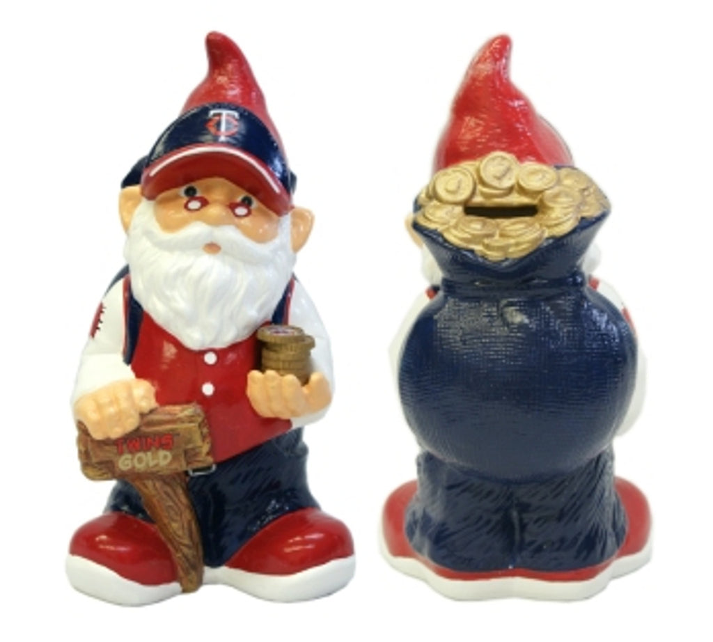 Minnesota Twins Garden Gnome Coin Bank CO