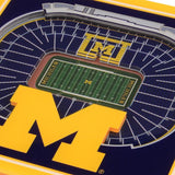 NCAA Michigan Wolverines 3D StadiumViews Coasters