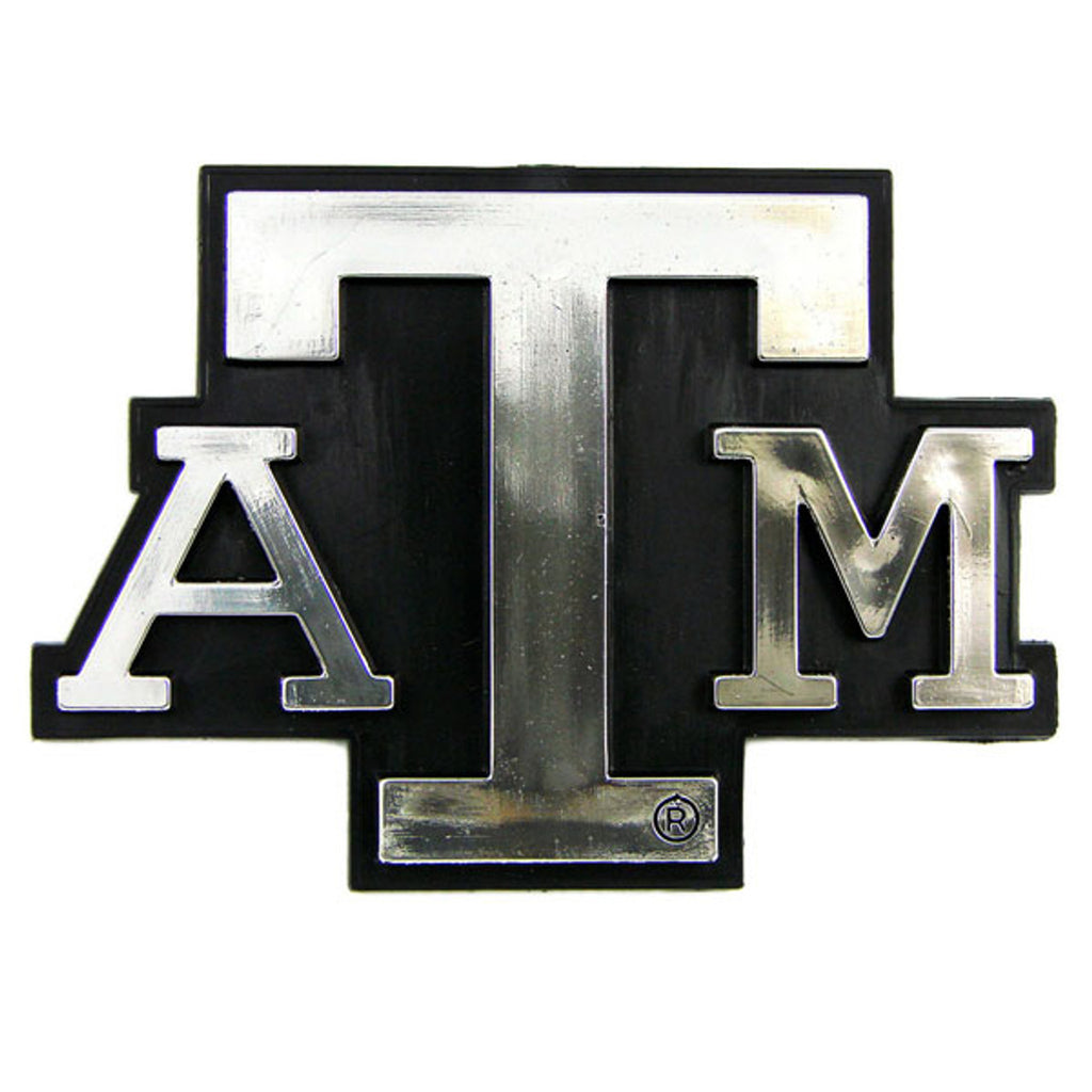 Texas A&M Aggies Auto Emblem Silver