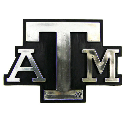 Texas A&M Aggies Auto Emblem Silver