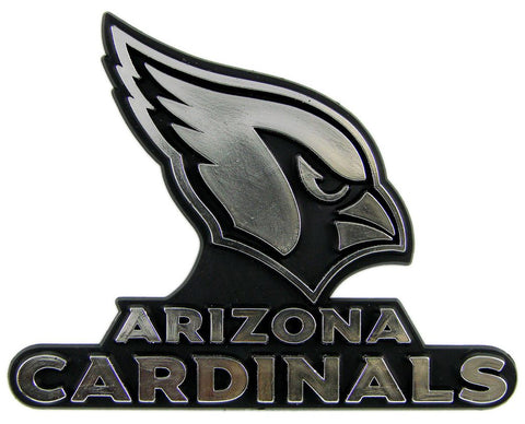Arizona Cardinals Auto Emblem Silver