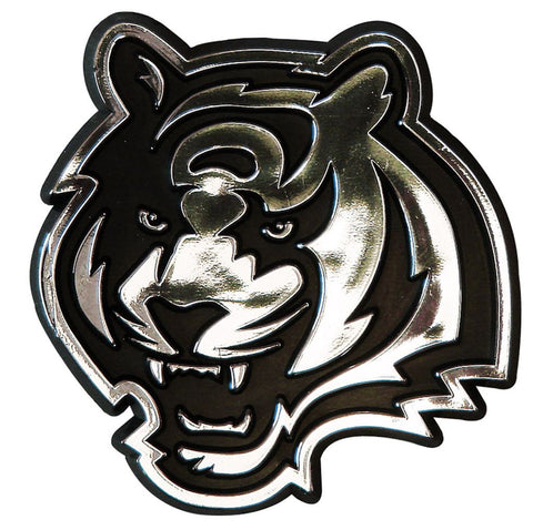 Cincinnati Bengals Auto Emblem Silver