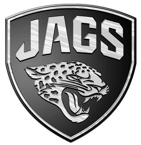 Jacksonville Jaguars Auto Emblem Silver
