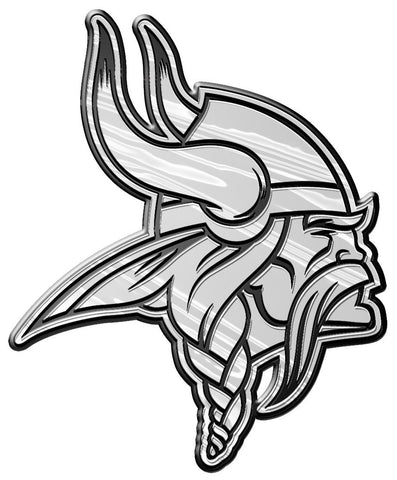 Minnesota Vikings Auto Emblem Silver