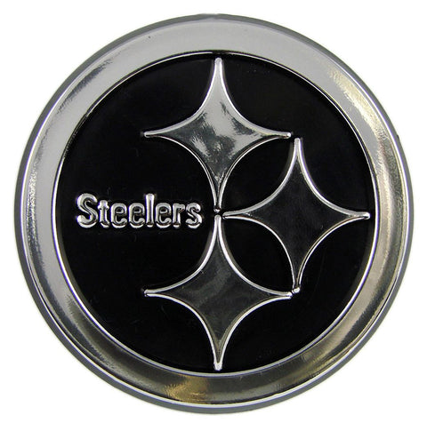 Pittsburgh Steelers Auto Emblem Silver