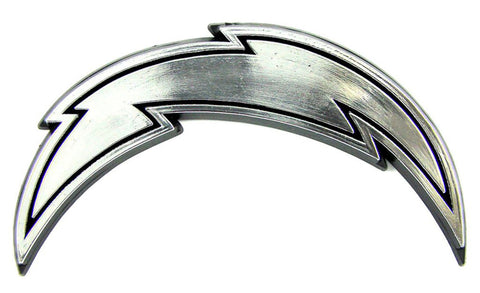 Los Angeles Chargers Auto Emblem Silver