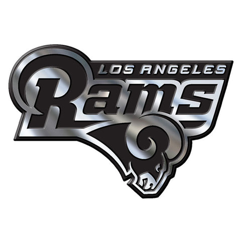 Los Angeles Rams Auto Emblem Silver