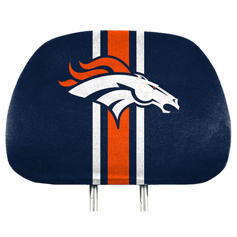 Denver Broncos Headrest Covers Full Printed Style Special Order