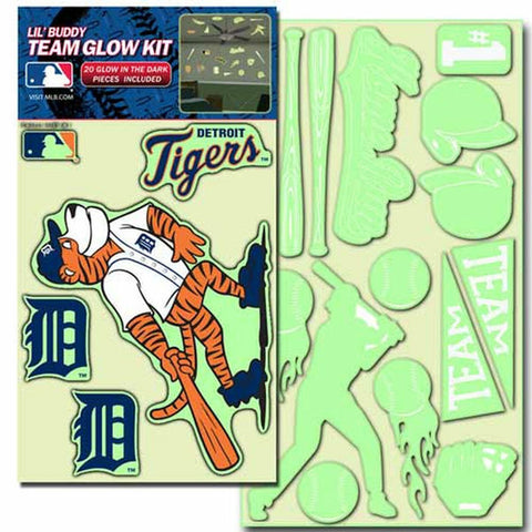 Detroit Tigers Decal Lil Buddy Glow in the Dark Kit 